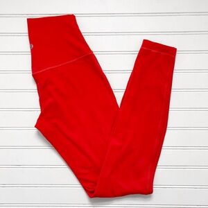LULULEMON VGUC High Rise 28” Align Legging in Love Red